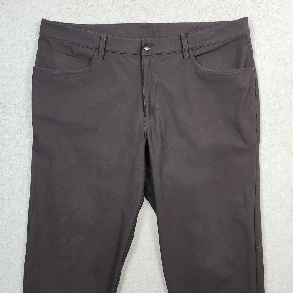Lululemon Pants Mens 38x31 Gray Performance‎ Casual Classic Fit ABC Warpstreme